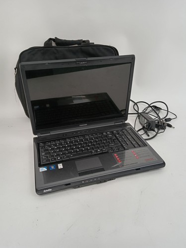 Toshiba Satellite L350 Laptop Working Black Windows 7 Preowned In Case Used