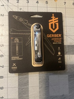 Gerber Armbar Trade Multi-Tool 2.5'' Stainless Steel Blade 8 Functions 3.1 oz