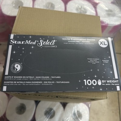 StarMed Select Nitrile Exam Gloves X-Large SMNS105, 1000/Case