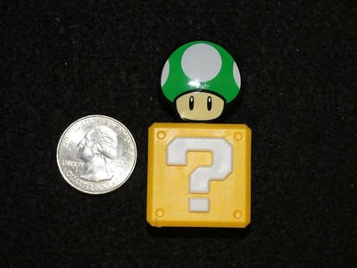 2025 Kinderjoy Egg Nintendo Super Mario Green Mushroom Highlighter Text Marker