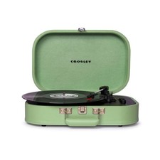 Image of Crosley Discovery Turntable Green Bluetooth Stereo Speakers Vinyl Record Player
