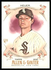 2021 Topps Allen & Ginter #290 Codi Heuer RC Chicago White Sox 56259