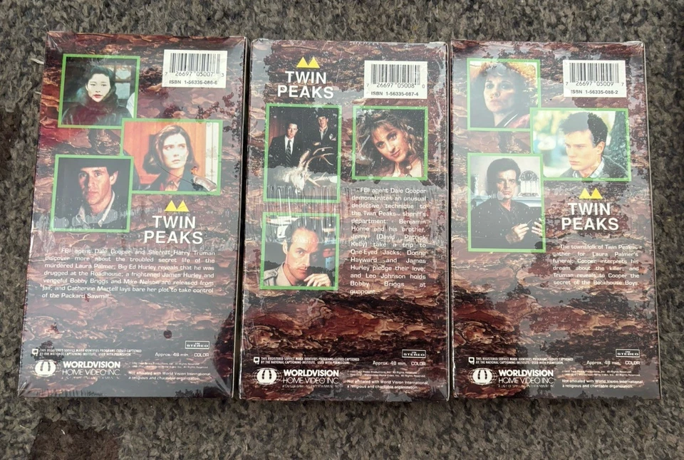 Twin Peaks VHS 7 Tape Box Set Original 7 Episodes SEALED! David Lynch Show - Image 4 of 4