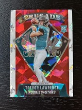 2021 Panini Rookies & Stars Crusade Red Ice Prizm Trevor Lawrence #CR-20 RC