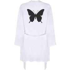 Small 'Butterfly Silhouette ' Adult Dressing Robe / Gown RO00123995 