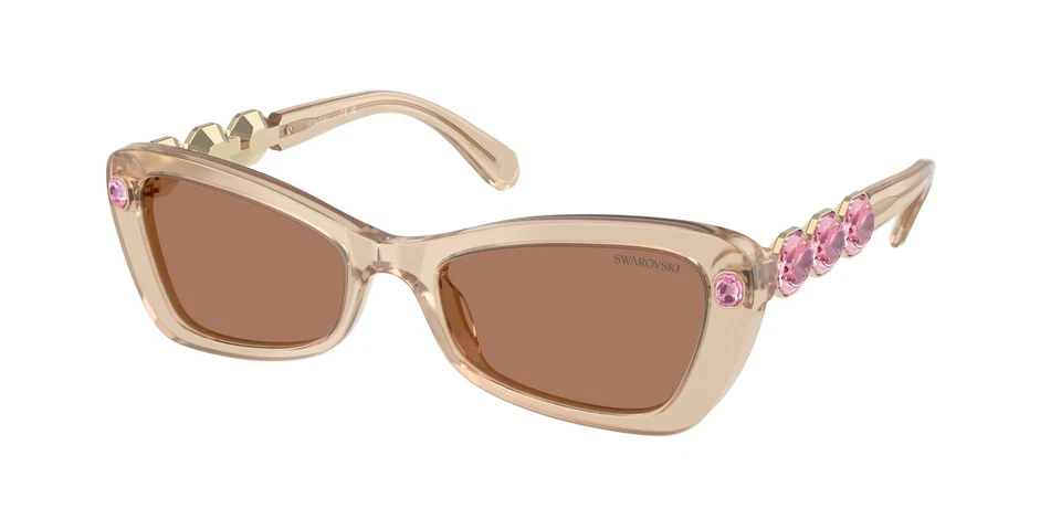 Gafas de sol para mujer SWAROVSKI SK6033 106673 beige lechoso marrón 54 mm Foto 2 de 2