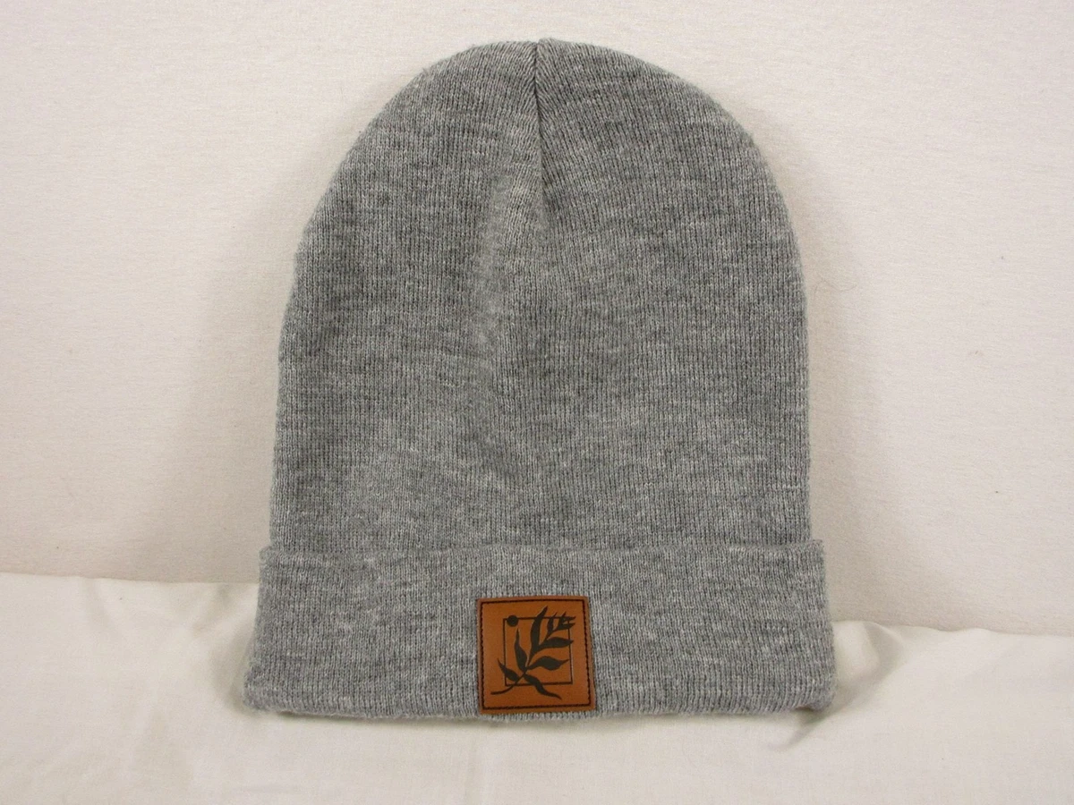 Leather Beanie Gray Hats for Men for sale | eBay