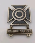 WW2 US Army Expert Recoiless Rifle Marksman Qualification Badge Sterling Silver