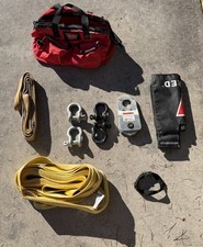 Genuine Warn Winch Recovery Kit - Snatch Block Shackles Straps Damper Bag