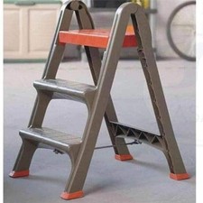 BAMA SKALA SGABELLO SCALETTA 3 GRADINI RICHIUDIBILE 47 X 70 X 78 CM TORTORA