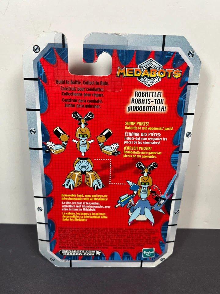 Figura de acción Medabots FOXUNO KTN-11914 Anime Robot 2,5" 2002 Hasbro Foto 3 de 4