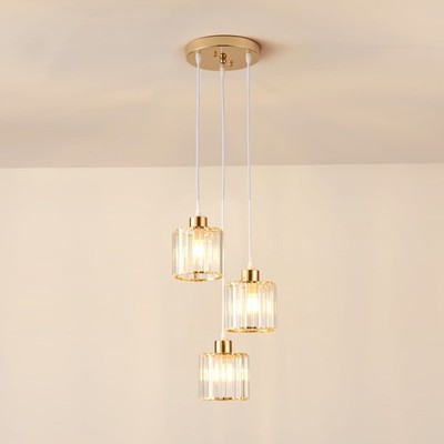 Moderne Gold Pendelleuchte Decken Leuchte Berlin Kronleuchter Schlafzimmer Flur
