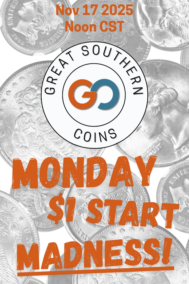 Monday $1 'n' Roll Mania Rare Coin Auctions