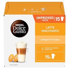NESCAFÉ Dolce Gusto Latte Macchiato Coffee Pods - 90 Capsules (Pack of 3)  0.30 per lighter