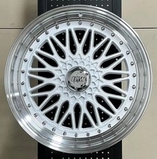 1pc 20x8.5 35et White Wheel For Honda Infiniti Bbs Rs Style Es Is Civic 5x114
