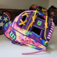Nuevo Guante de Béisbol 11.5" Wilson A2000 Pro-Stock 1786 Tie-Dye - Lanzamiento a la Mano Derecha