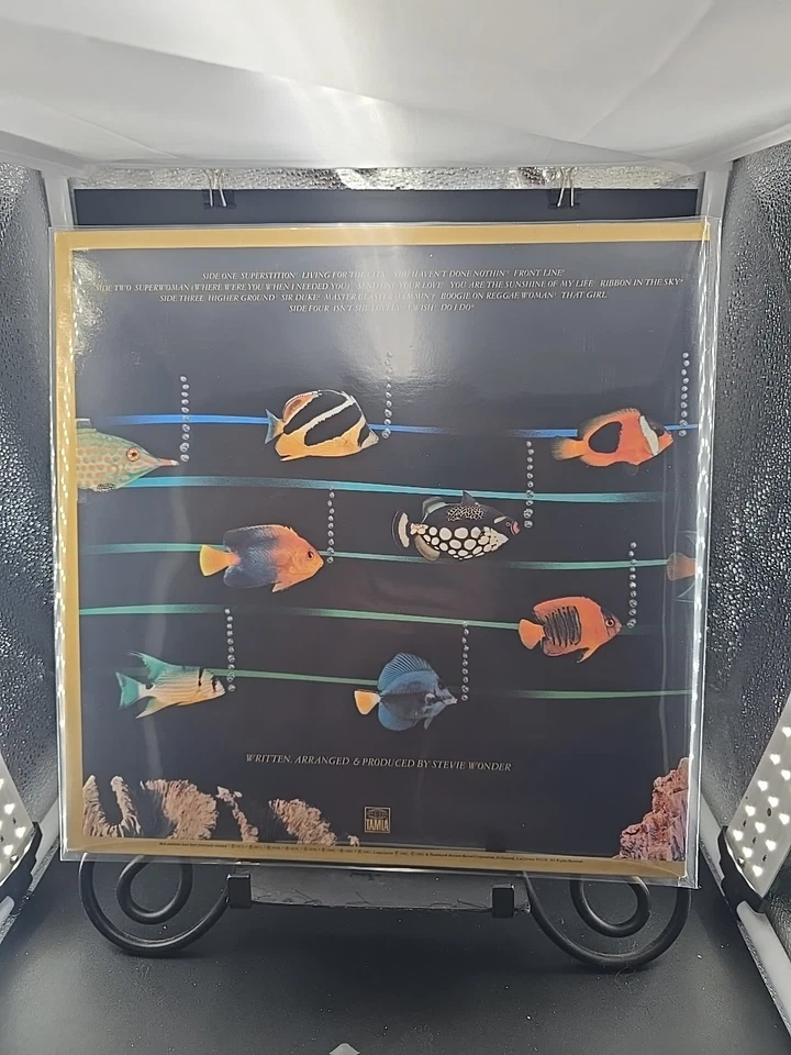Stevie Wonder Original Musiquarium 1982 LP Europadisk Embossed 6002TL2 EX/EX - Image 2 of 4