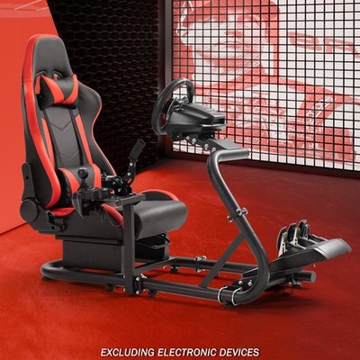 Supllueer Racing Simulatior Cockpit Stand With Seat Fits For Logitech  G920 G923