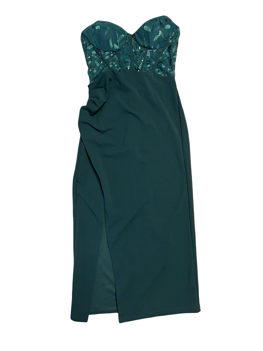 cass midi dress Free People Green Cass Midi