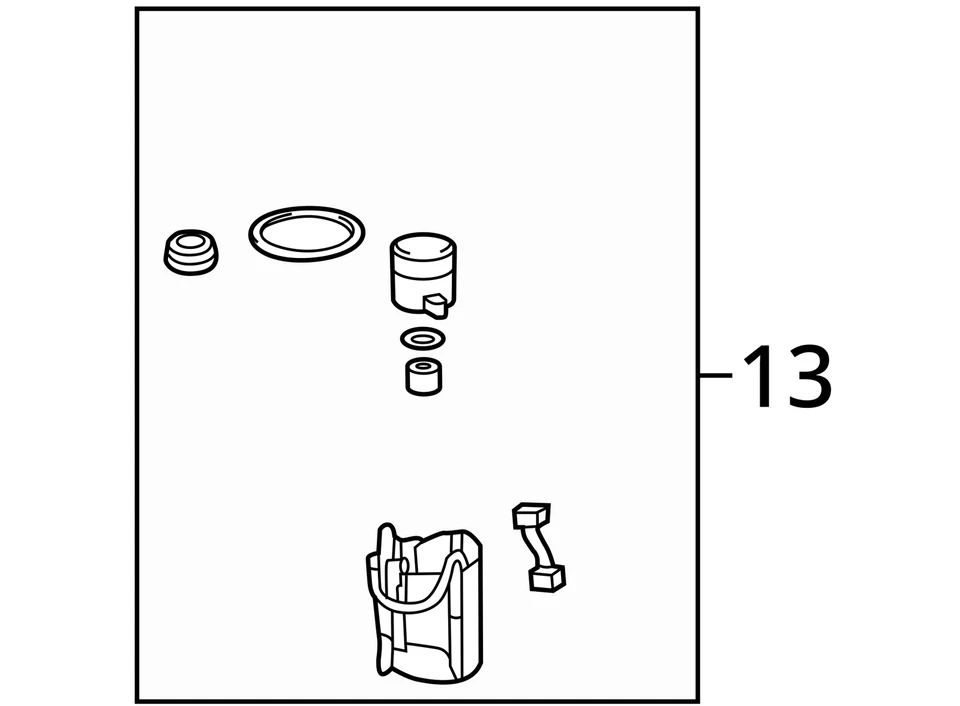 Fuel Pump Assembly 2.5L 2ARFXE Engine 4 Cylinder Fits 13-18 AVALON 6833389 — 第 4/4 张图片