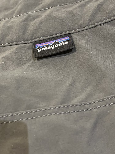 Patagonia Shorts Herren 40 grau Nylonmischung Wandern Wanderer vorne flach 10 Zoll Schrittlänge - Bild 6 von 7