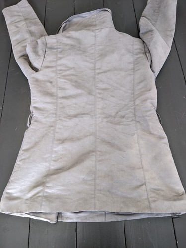 Laundry MEDIUM Gray Jacket By Shelli Segal - no belt - Picture 5 of 11