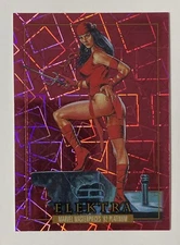 2024 Marvel Masterpieces '92 PINK LASERS PARALLEL BASE ELEKTRA 897/992