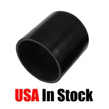 2" INCH STRAIGHT COUPLER SILICONE HOSE TURBO INTAKE INTERCOOLER PIPE BLACK 51MM