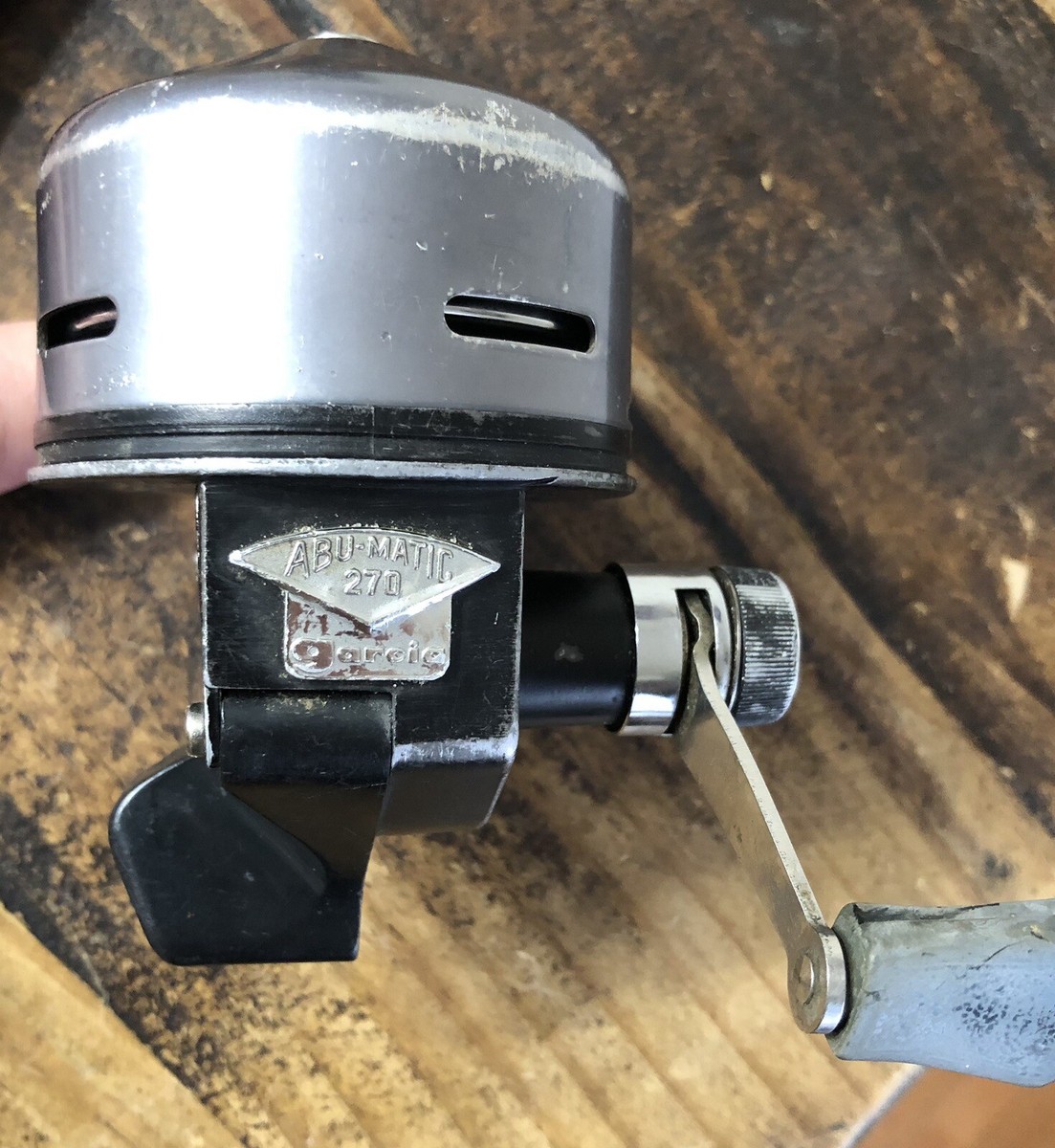 Vintage Abu Garcia Abu Matic 270 Spin Cast Reel Made In Vintage Abu Garcia Abu Matic 270 Spin Cast Reel Made In