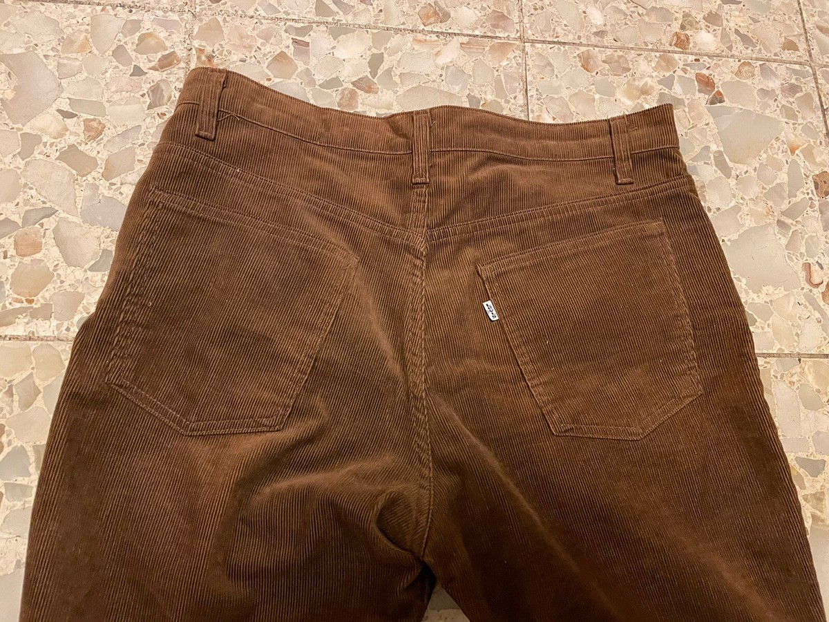 Vintage 60's 70's Corduroy Levis 36 x 27 brown usa made | eBay