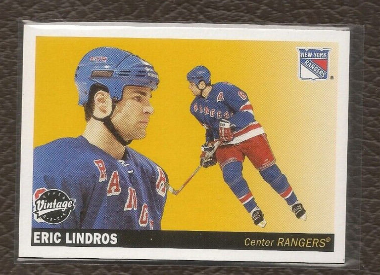 2002-03 Upper Deck Vintage Hockey Card #171 Eric Lindros Philadelphia Flyers