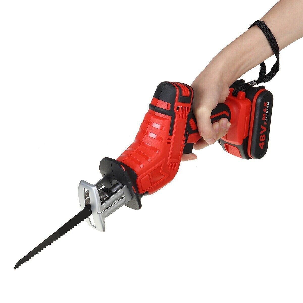 Kit Elettroutensile Seghetto 18V: 2 Batterie e 4 Lame incluse