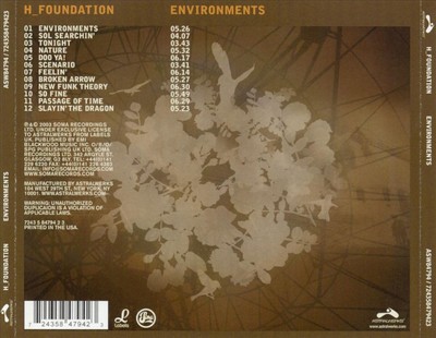 H-FOUNDATION - ENVIRONMENTS [PA] NEW CD
