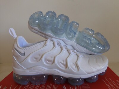 Nike Air Vapormax Plus Air Max Plus White-Pure Platinum Mens Sz 7.5 [924453-100]