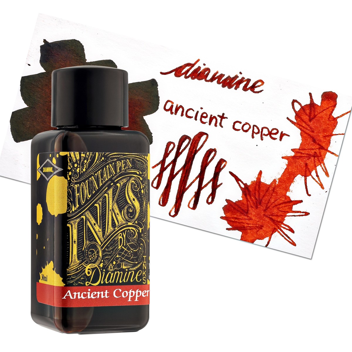 Diamine Ancient Copper Bottled Ink For Fountain Pens New 30 ml DM
