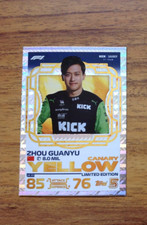 Zhou Guanyu Canary Yellow Limited Edition #LE25  2024 Topps F1 Turbo Attax