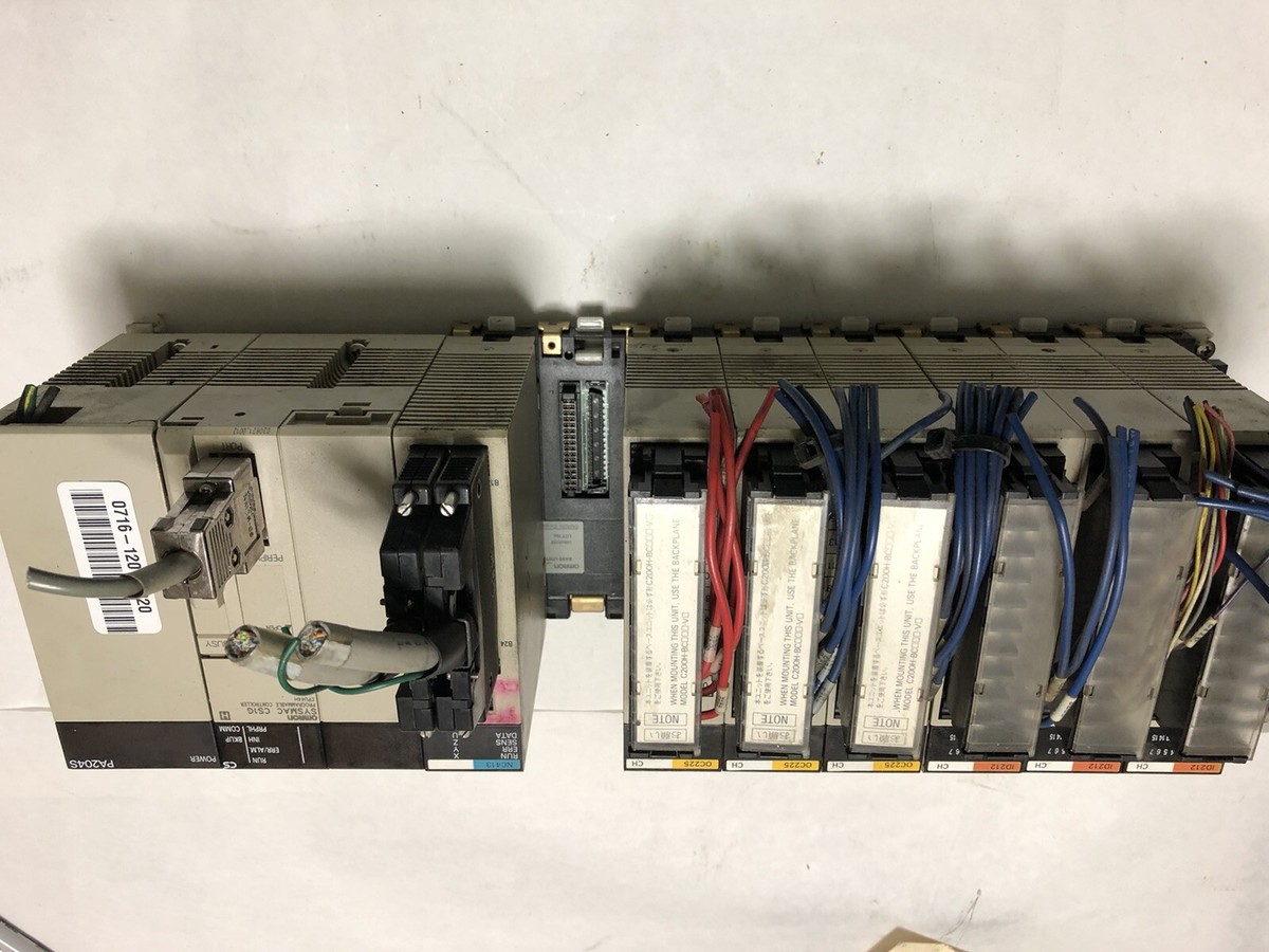OMRON SYSMAC CS1G,CPU44H PLC RACK PA204S I/O POWER SUPPLY OMRON SYSMAC CS1G,CPU44H PLC RACK PA204S I/O POWER SUPPLY