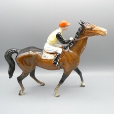 Beswick Race horse And Jockey(Walking Racehorse) Model No. 1037 Perfect Conditio