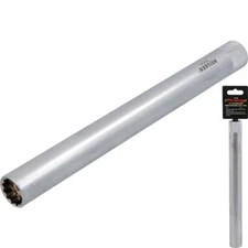 Neilsen 3/8" Drive 18mm Extra Long Spark Plug Deep Square Metric Socket 250mm