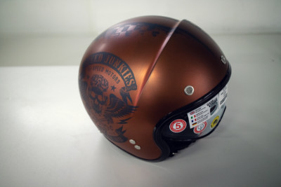 Nolan N21 Speed Junkies Jethelm Helm Helmet braun Größe XXS