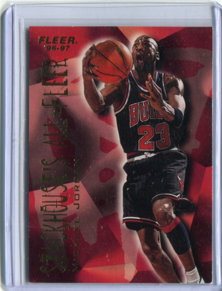 1996-97 Fleer - MICHAEL JORDAN - Stackhouse's All Fleer Insert - CHICAGO BULLS