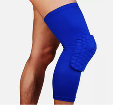 Youth Knee Sleeve Brace Sports Support Basketball Pad Honeycomb Leg Support