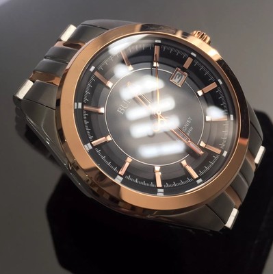 bulova precisionist rose gold