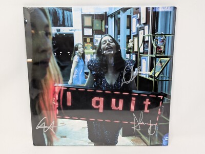 Haim I Quit 2LP Vinyl Silver Spotify Fans First SIGNED JACKET