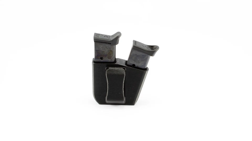 DOUBLE MAG POUCH RUGER LCP 2 380 - RH SHOOTER - Mag Holder Fits Belts up to 1.5" - Image 2 of 4
