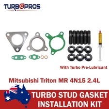 Turbo Installation Stud,Gasket&Lubricant Kit For Mitsubishi Triton MR 4N15 2.4L