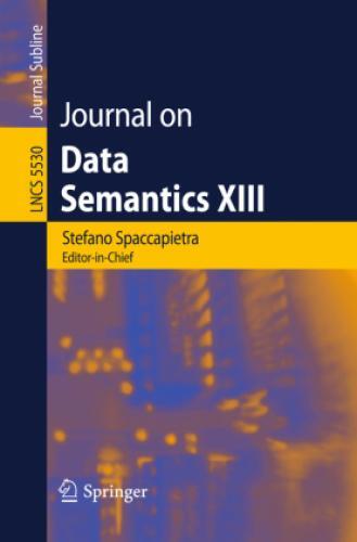 Thumbnail - Journal On Data Semantics Xiii 7612