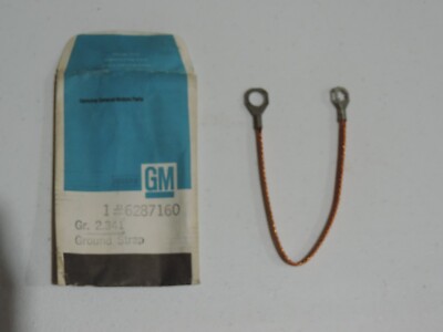 NOS 6287160 GM Ground Strap Camaro Corvette Firebird Nova