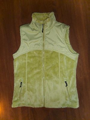*SNOZU* ULTRA-SOFT & FUZZY FLEECE VEST - SAGE-GREEN - MISSES S