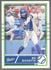 Bo Bichette 2020 Panini Classics Rookie #2 Toronto Blue Jays Chronicles Baseball